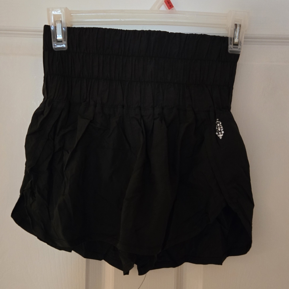 Free People Movement Black Shorts